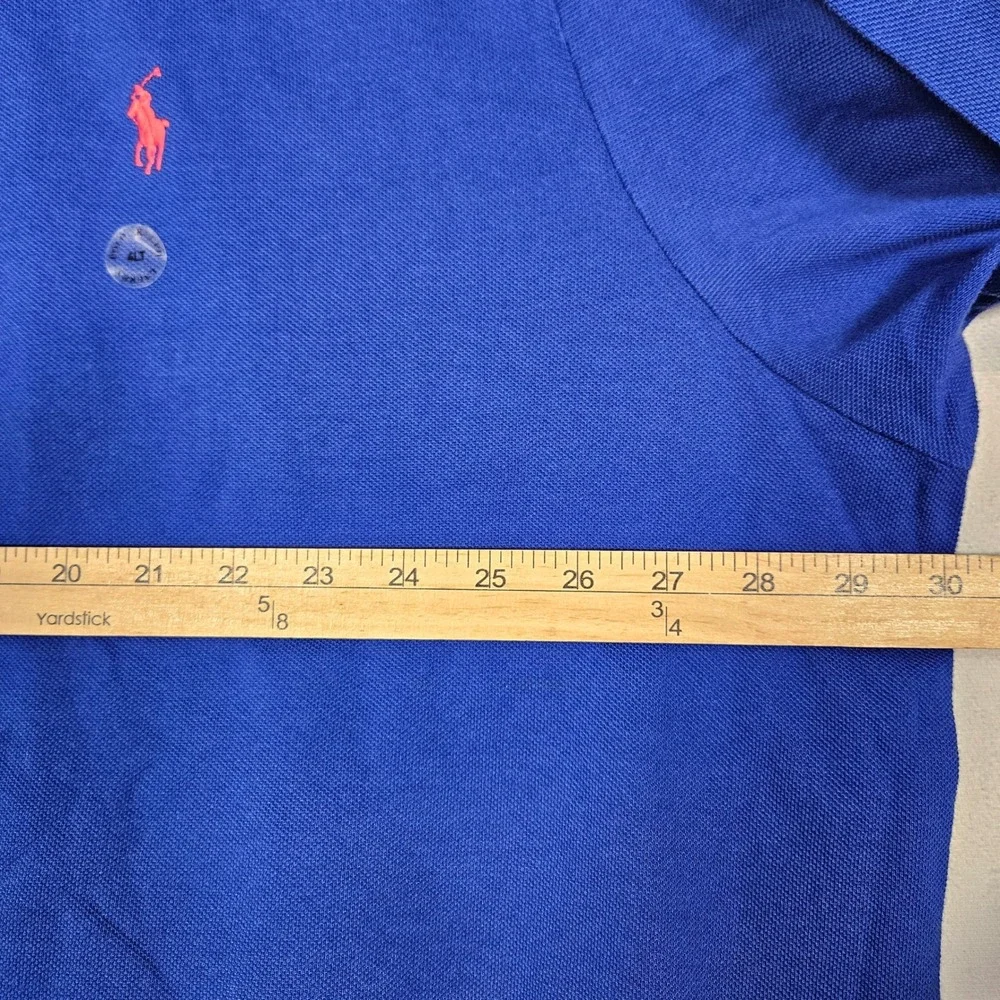 NWT Polo Ralph Lauren Polo Shirt Mens 4XLT Blue Short Sleeve Pony Classic Preppy